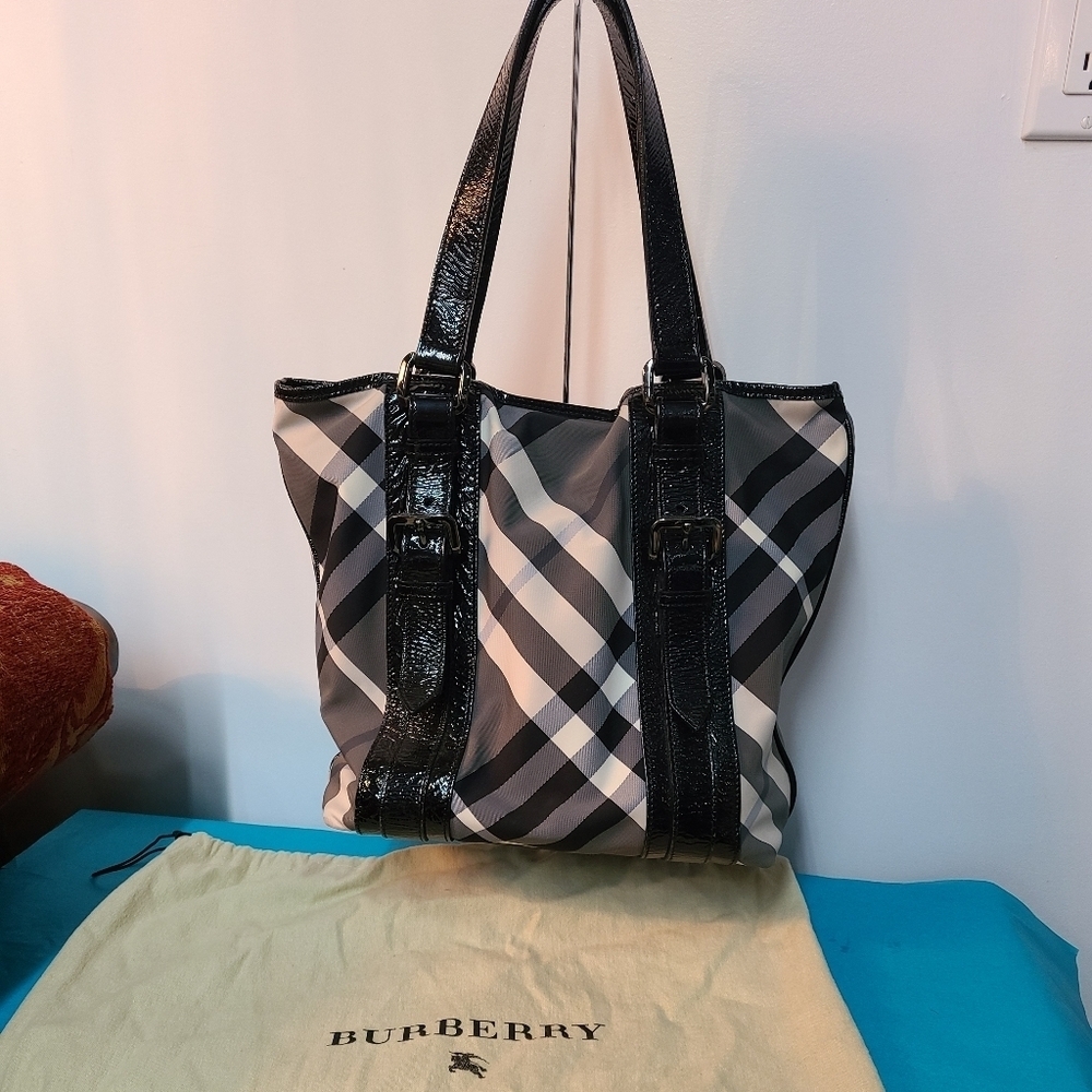 Burberry Check Tote